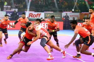 Pro Kabbadi League: यू मुंबा को हराकर गुजरात जायंट्स पीकेएल में चौथे स्थान पर