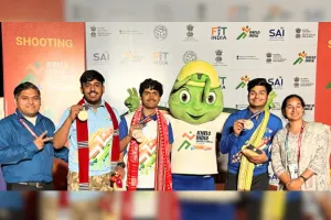 खेलो इंडिया यूनिवर्सिटी प्रतियोगिता में निशानेबाजों ने जीता कांस्य पदक