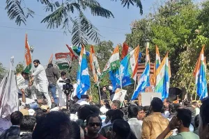 कांग्रेस के बैंक खाते सील मामले में प्रदेश भर में हुआ विरोध प्रदर्शन, मोदी सरकार पर लगाया तानाशाही का आरोप