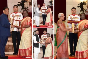राष्ट्रपति मुर्मु ने चार हस्तियों को भारत रत्न से किया सम्मानित 