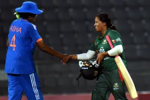चौथे महिला टी-20 में भारत ने बांग्लादेश को 56 रनों से हराया