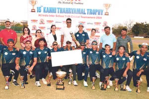 वेदांता को हरा मेजबान संस्कार स्कूल ने जीता अंतर स्कूल क्रिकेट खिताब