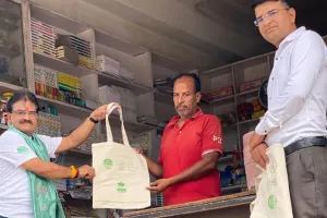 प्लास्टिक केरी बैग्स का उपयोग नहीं करने की दिलाई शपथ 