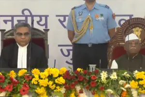 Rajasthan Governor Oath Ceremony : हरिभाऊ बागड़े बने राजस्थान के राज्यपाल, मुख्य न्यायाधीश ने दिलाई शपथ