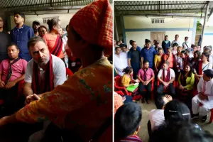 राहुल गांधी पहुंचे मणिपुर राहत शिविरों में, हिंसा शुरू होने के बाद राहुल का दूसरा दौरा