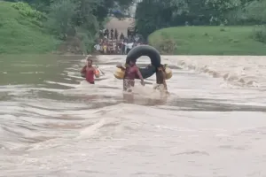 कालीसिंध व आहू नदी बारिश में बनी यमदूत 