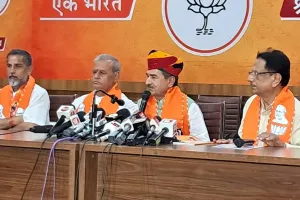 Rajasthan BJP Press Confrence : प्रदेशाध्यक्ष मदन राठौड़ बोले- किरोड़ी लाल मंत्री है और हम सब एकजुट 