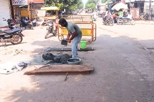 असर खबर का - कुंडला और बिलावली क्षतिग्रस्त सड़क पर मरहम