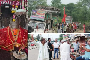 पपलाज माता के दरबार में श्रद्धालुओं की कतार, मुख्य मेला कल