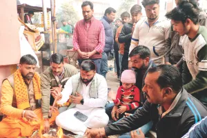 भांकरोटा टेंकर अग्नि कांड, शांति यज्ञ संपन्न, घायलों के शीघ्र स्वास्थ्य लाभ के लिए प्रार्थना की गई