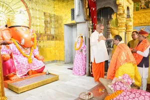 मदन राठौड़ ने मोती डूंगरी गणेश मंदिर में की पूजा-अर्चना : दर्शन कर गणपति का लिया आर्शीवाद, कहा- मेरे जीवन में विशेष स्थान रखते हैं गणपति 