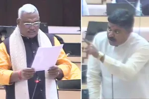 फोन टैपिंग मामले में सदन में हुआ हंगामा : जवाहर सिंह बेढम और टीकारम जूली में बहसबाजी, जूली ने कहा-  किरोड़ी लाल ने गलत आरोप लगाए है तो सरकार उन पर कार्रवाई करें