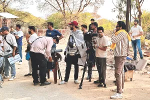 रवीन्द्र मंच के आस-पास फिल्माए बॉलीवुड फिल्म ‘हॉक्स’ के सीन