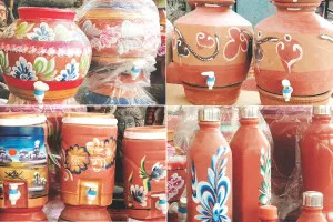 मटका गरीबों का धन्वन्तरि : बाजारों में विभिन्न तरह के मटकें-सुराही लोगों को कर रहे आकर्षित 