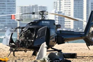 ऑस्ट्रेलिया में हेलिकॉप्टर क्रैश : दक्षिणी तट पर पानी में गिरा, 3 लोग घायल