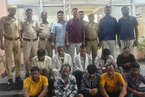 6 अलग-अलग जगह से जुआ खेलते 10 गिरफ्तार, 19 हजार 650 रुपए बरामद 