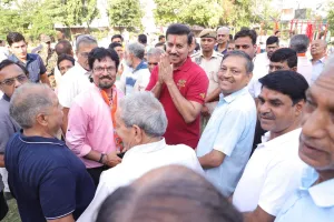 राज्यवर्धन राठौड़ ने आउटडोर फिटनेस ओपन जिम कराया शुरू, कहा- आज की भागदौड़ भरी जिंदगी में फिट रहना किसी चुनौती से कम नहीं  