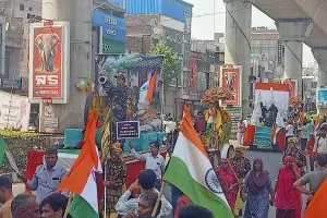 सिविल लाइंस क्षेत्र में निकली तिरंगा रैली, देशभक्ति का जोश, स्वतंत्रता सेनानियों के परिवार भी हुए शामिल