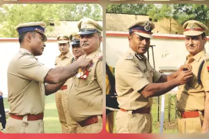 क्राइम ब्रांच के 195 पुलिस अधिकारी एवं कार्मिकों को मिले पदक और सेवा चिह्न