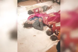 पत्नी और तीन बच्चों की हत्या कर शव कुण्ड में फेंके : मृतकों के शरीर पर मिले चोटों के निशान 