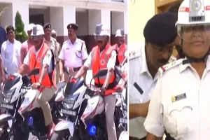 कर्नाटक में ट्रैफिक पुलिस को मिले एसी हेलमेट, गर्मी से बचाने में करेंगे मदद