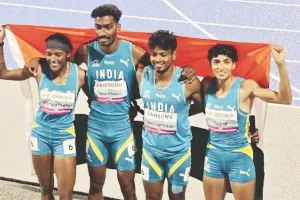 एशियाई एथलेटिक्स चैंपियनशिप, मिक्स्ड रिले टीम ने जीता गोल्ड