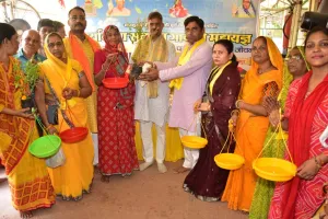 गोविंद देवजी मंदिर में पर्यावरण संवर्धन गायत्री महायज्ञ सम्पन्न, हरित जीवन के संकल्प के साथ श्रद्धालुओं ने दी विशेष आहुतियां