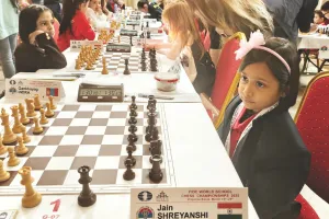 शतरंज : एक सप्ताह में राजस्थान की दूसरी बड़ी उपलब्धि, जयपुर की श्रेयांशी जैन बनीं अंडर-7 कैटेगरी की राष्ट्रीय चैंपियन