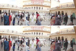 हवामहल स्मारक : मुख्य भाग की तरफ टिकट व्यवस्था हो तो और बढ़ सकती है पर्यटक संख्या 