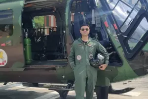 हेलिकॉप्टर हादसा : पायलट राजवीर की देह पहुंची जयपुर