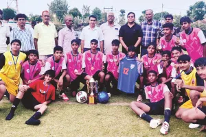 राज्य जूनियर बालक फुटबॉल प्रतियोगिता : सीकर ने जीता खिताब, जयपुर रहा उपविजेता 