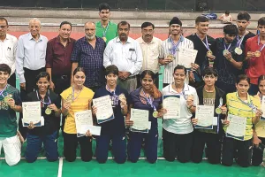 राजस्थान रैंकिंग बैडमिंटन : जयपुर के जंगजीत को दो स्वर्ण, मनीष और पारुल को एकल खिताब