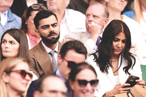 अनुष्का के साथ विम्बलडन में पहुंचे विराट, कहा- जोकोविच-अल्कारेज को फाइनल में देखना चाहूंगा