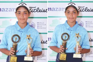 चोट लगी, आंसू बहे लेकिन नहीं रुके गोल्फर शिक्षा जैन के कदम, एनसीआर कप में अंडर-15 में बनी चैंपियन, अंडर-23 में उपविजेता