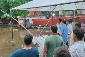बरसात के बाद तीसरे दिन भी पानी-पानी अजमेर : आनासागर का पानी ओवरफ्लो, कई इलाके जलमग्न; ट्रैफिक ठप