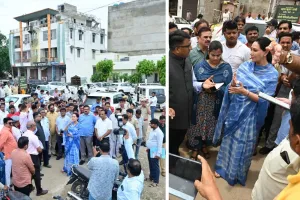 अंबाबाड़ी क्षेत्र का निरीक्षण कर उपमुख्यमंत्री दिया कुमारी ने दिए सफाई व पार्क विकास प्लान बनाने के निर्देश