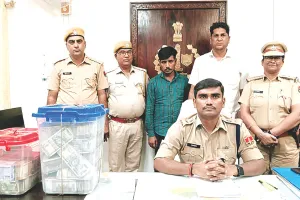 शराब कारोबारियों के कार्यालय में हुई चोरी का खुलासा : 72 घंटे में आरोपी को महाराष्ट्र से पकड़ा, 62 लाख 43 हजार रुपए बरामद