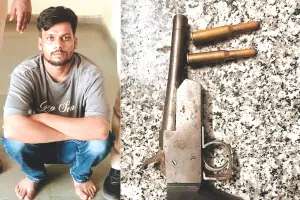 सीएसटी टीम ने हथियार तस्कर को पकड़ा, एक देसी कट्टा, दो जिंदा कारतूस और एक कार बरामद 