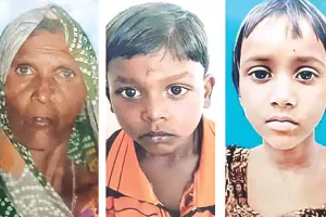 तालाब में डूबते पोते-पोती को बचाने पानी में कूदी दादी : बकरियां चराने गए थे, नहाने के दौरान डूबने लगे, तीनों की मौत 