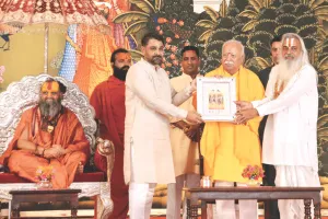 रैवासा धाम में संत राघवाचार्य की प्रतिमा का अनावरण : शक्ति और भक्ति की भूमि पर आना मेरा सौभाग्य- भागवत