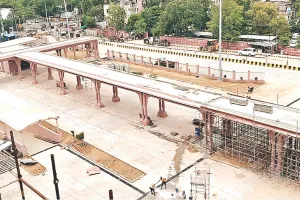 जयपुर रेलवे स्टेशन शीघ्र दिखेगा नए लुक में : द्वितीय प्रवेश पर स्ट्रक्चरल कार्य पूर्ण, फिनिशिंग कार्य प्रगति पर, 108 मीटर एयर कोनकार्स का स्ट्रक्चरल कार्य पूरा