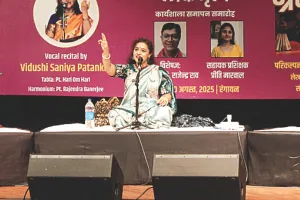 जेकेके में तीन दिवसीय मधुरम महोत्सव शुरू : सानिया पाटनकर ने जयपुर घराना गायकी के सौंदर्य से किया सराबोर