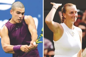 यूएस ओपन : अल्कारेज-ड्रेपर दूसरे दौर में पहुंचे, पेट्रा क्वितोवा ने हार के बाद किया टेनिस को अलविदा