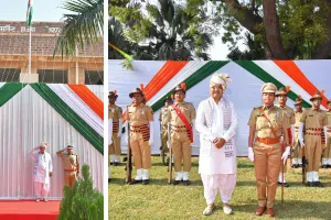 79वां स्वतंत्रता दिवस : जोधपुर में सीएम भजनलाल शर्मा ने किया ध्वजारोहण, आरएसी की टुकड़ी ने दी सलामी