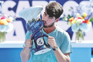 अल्काराज ने जीता सिनसिनाटी ओपन, जैनिक सिनर को फाइनल में  होना पड़ा रिटायर