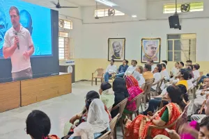 पीसीसी में चलाया राहुल गांधी का वीडियो : गोविंद डोटासरा भी रहे मौजूद, जिला स्तर पर इसी विषय पर होगा कार्यक्रम 