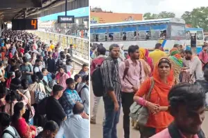 रक्षाबंधन पर रोडवेज बसों और ट्रेनों में यात्रियों की भीड़, अतिरिक्त बसें चली