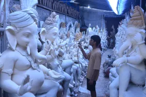 एआई की सलाह से तैयार हो रही लम्बोदर की प्रतिमाएं