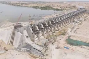 ईसरदा बांध की पहली टेस्टिंग पूरी, सभी 28 गेटों की स्थिति 100 प्रतिशत सही, कोई लीकेज नहीं