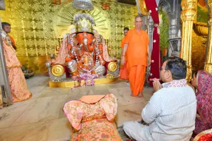 मुख्यमंत्री ने मोतीडूंगरी गणेश मंदिर में किए दर्शन, कहा- गणेश चतुर्थी विघ्नहर्ता भगवान गणेश की आराधना का पर्व 